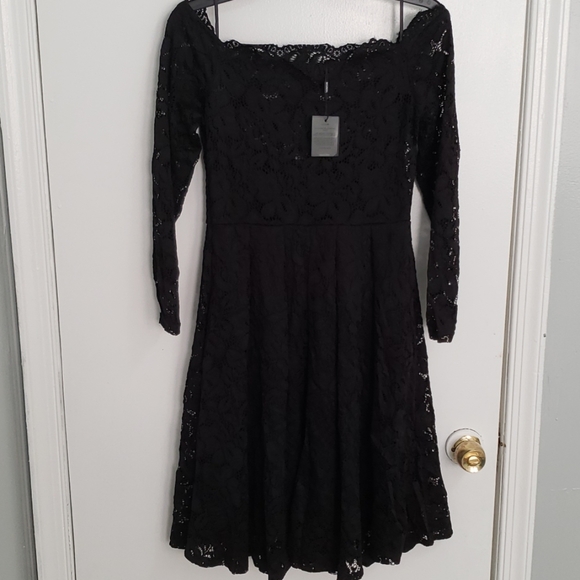 Nwt miusol black lace dress - Picture 4 of 5